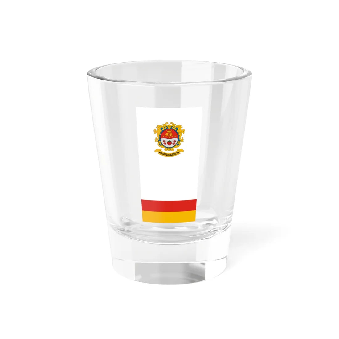 Flag of Bernecebarati vertical (Hungary) Shot Glass 1.5oz 1.5oz - Go Mug Yourself