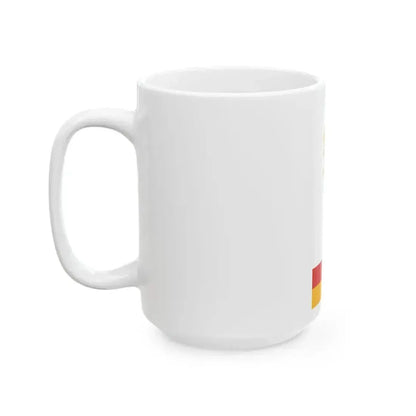 Flag of Bernecebarati vertical (Hungary) White Coffee Mug - Go Mug Yourself