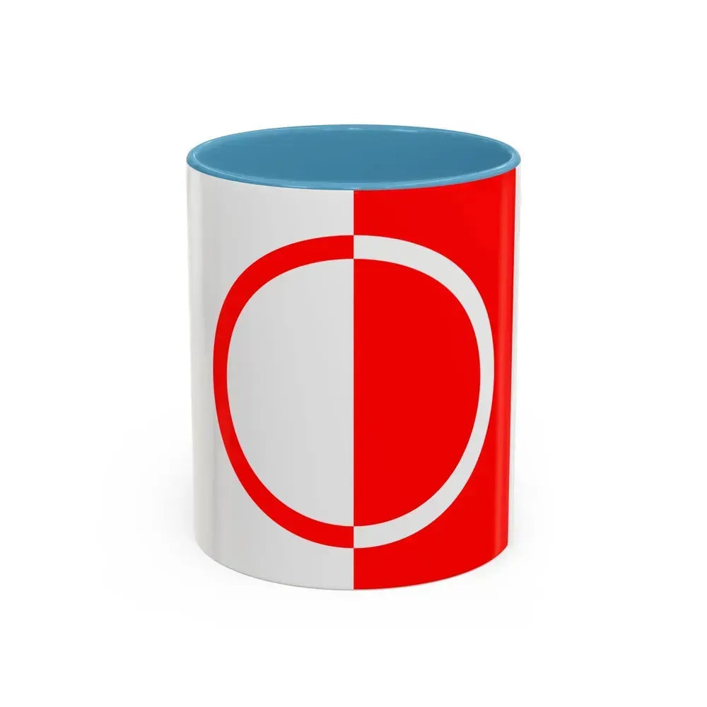 Flag of Bettens Switzerland - Accent Coffee Mug 11oz Light Blue - Go Mug Yourself