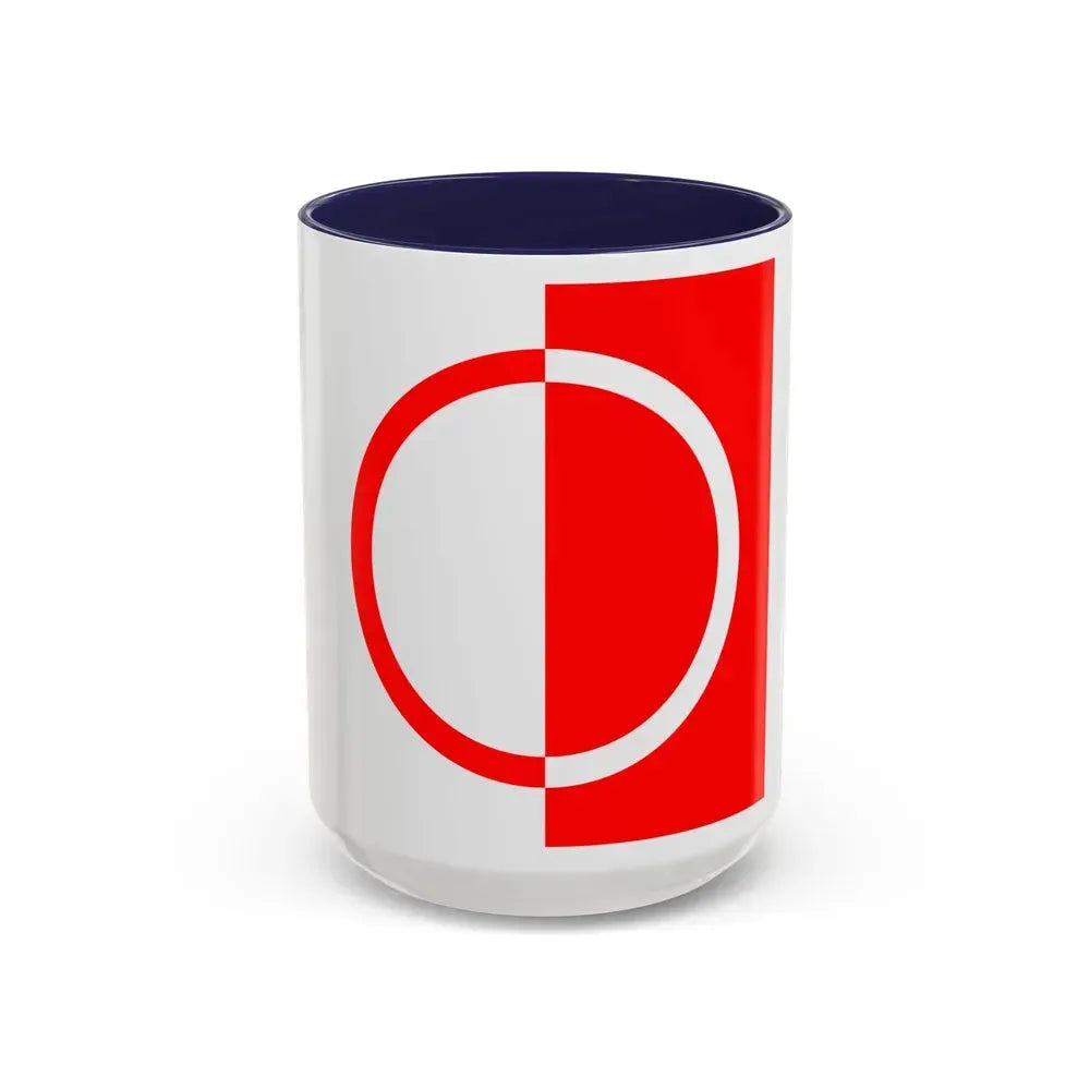 Flag of Bettens Switzerland - Accent Coffee Mug 15oz Navy - Go Mug Yourself