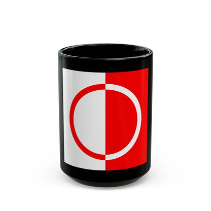 Flag of Bettens Switzerland - Black Coffee Mug 15oz - Go Mug Yourself