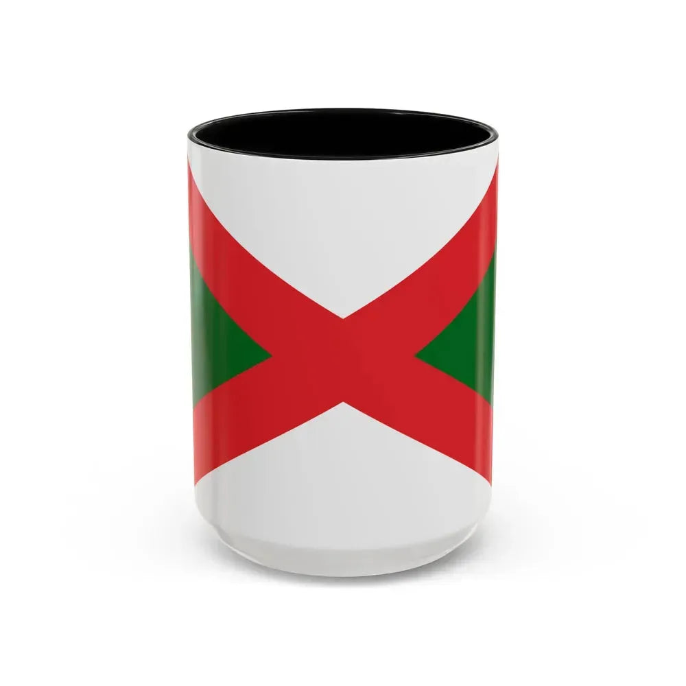 Flag of Bexhill UK - Accent Coffee Mug 15oz Black - Go Mug Yourself