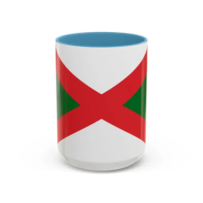 Flag of Bexhill UK - Accent Coffee Mug 15oz Light Blue - Go Mug Yourself