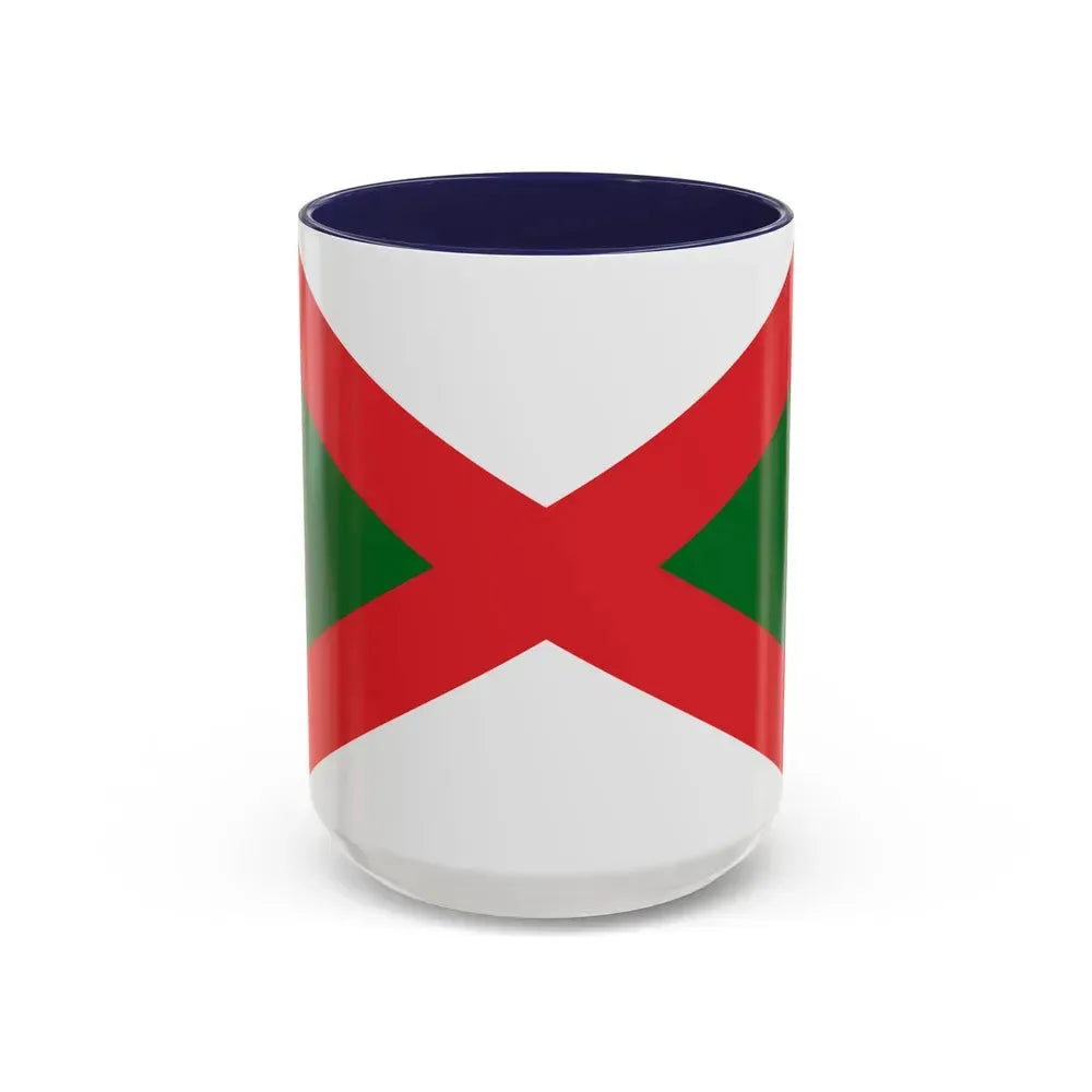 Flag of Bexhill UK - Accent Coffee Mug 15oz Navy - Go Mug Yourself