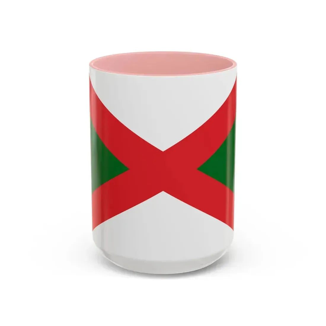 Flag of Bexhill UK - Accent Coffee Mug 15oz Pink - Go Mug Yourself