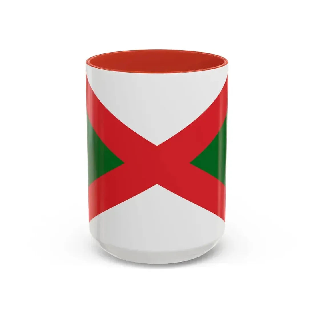 Flag of Bexhill UK - Accent Coffee Mug 15oz Red - Go Mug Yourself