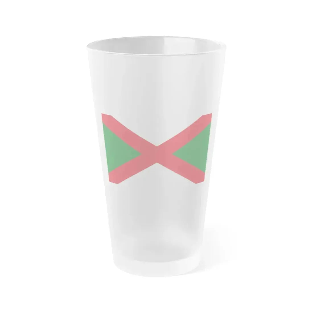 Flag of Bexhill UK - Frosted Pint Glass 16oz 16oz Frosted - Go Mug Yourself