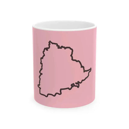 Flag of Bharat Rashtra Samithi India Nation Council (India) White Coffee Mug 11oz - Go Mug Yourself