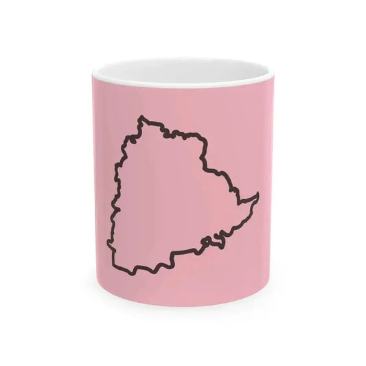 Flag of Bharat Rashtra Samithi India Nation Council (India) White Coffee Mug 11oz - Go Mug Yourself