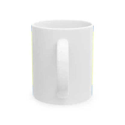 Flag of Bharatpur (India) White Coffee Mug - Go Mug Yourself