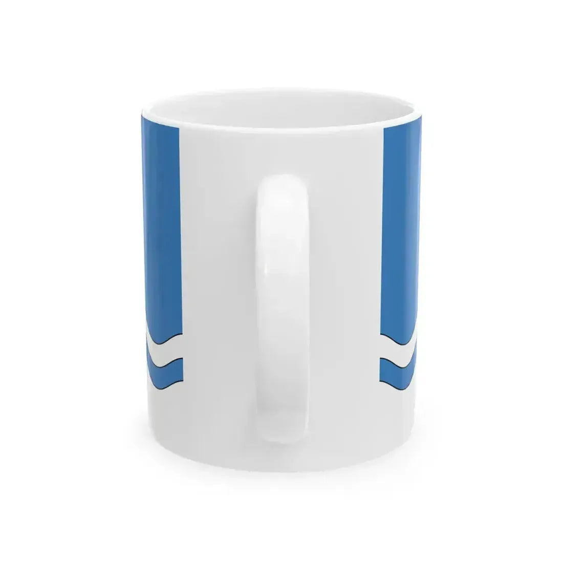 Flag of Biaroza-Kartuskaja (Belarus) White Coffee Mug - Go Mug Yourself