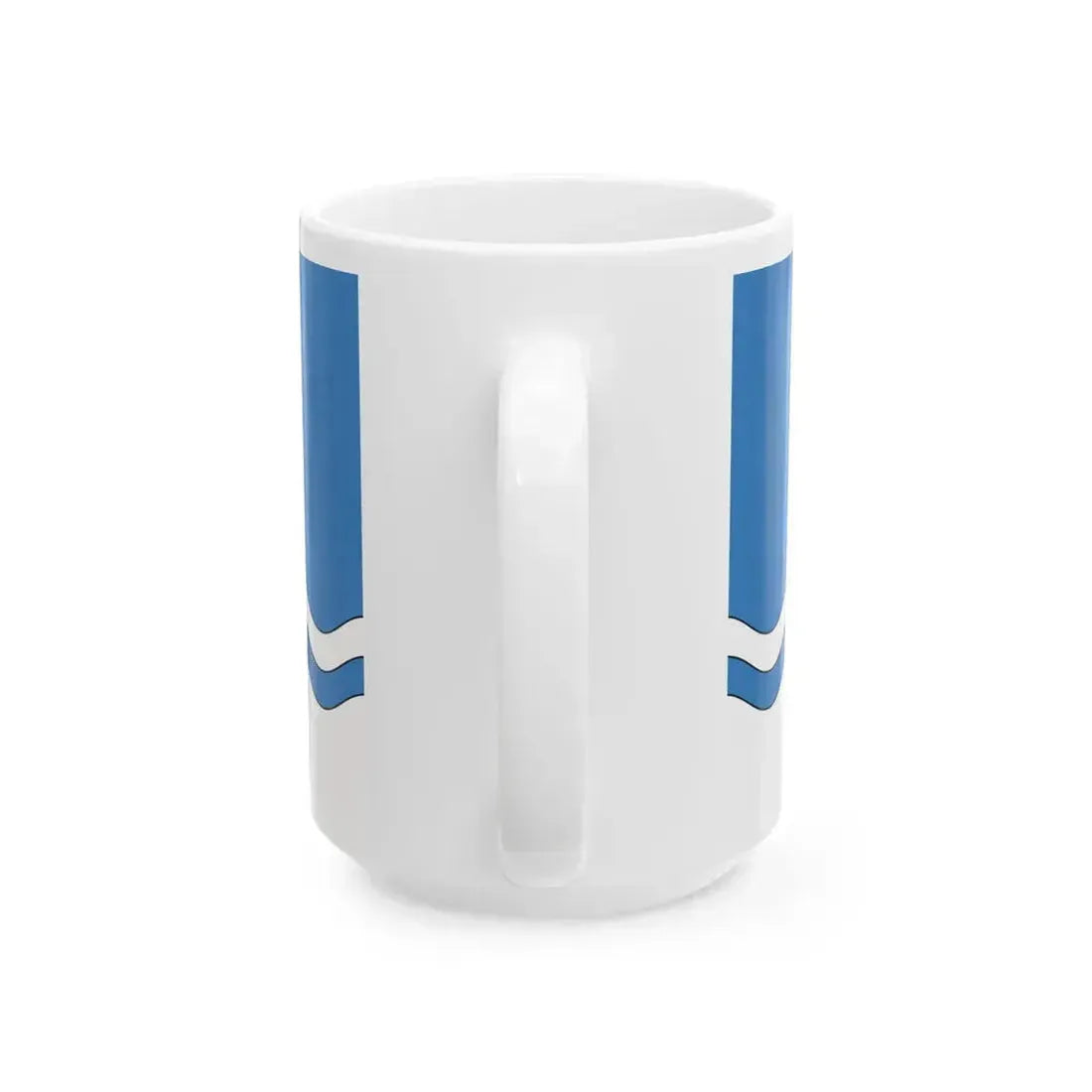 Flag of Biaroza-Kartuskaja (Belarus) White Coffee Mug - Go Mug Yourself