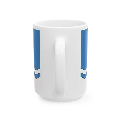 Flag of Biaroza-Kartuskaja (Belarus) White Coffee Mug - Go Mug Yourself