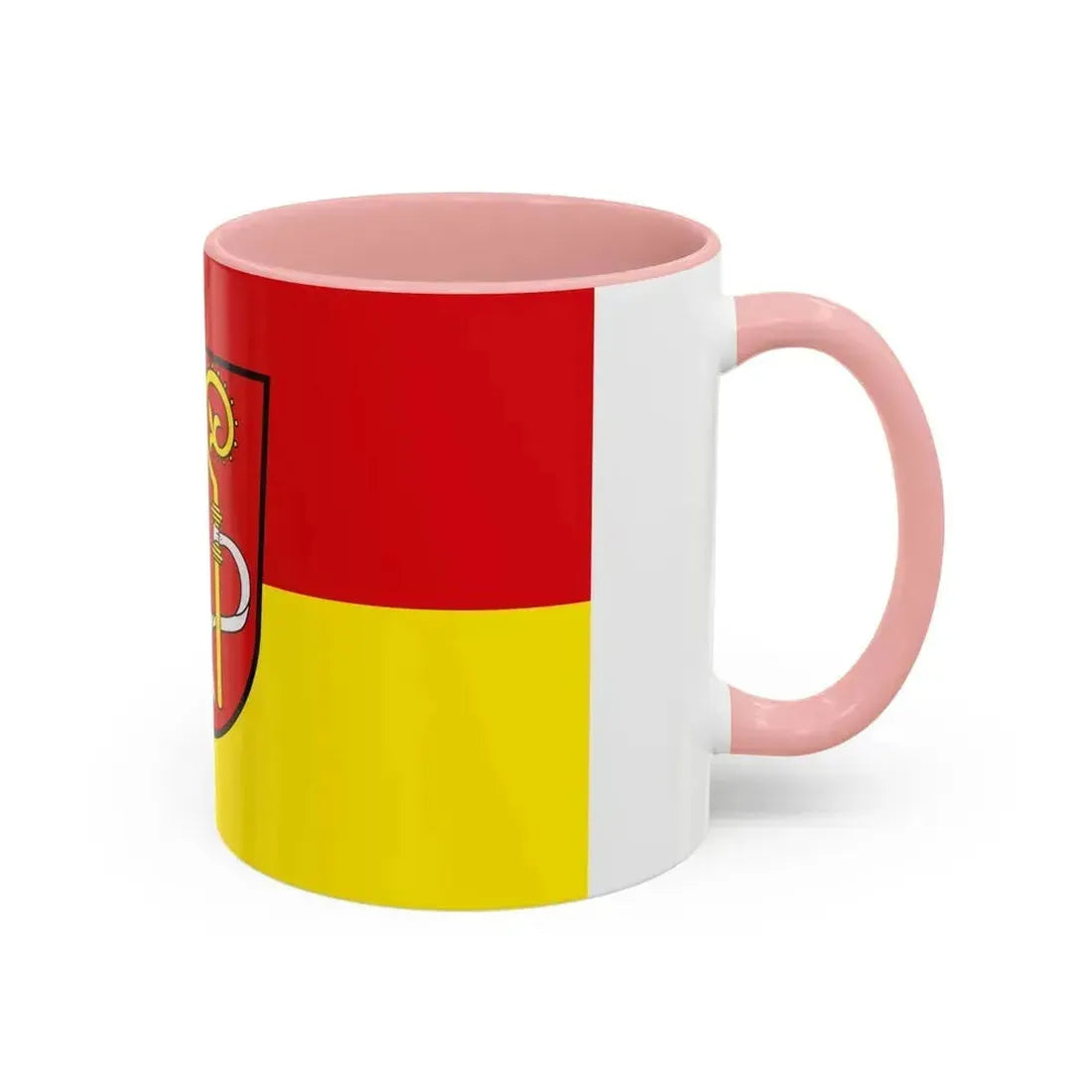 Flag of Biberach Germany - Accent Coffee Mug - Go Mug Yourself