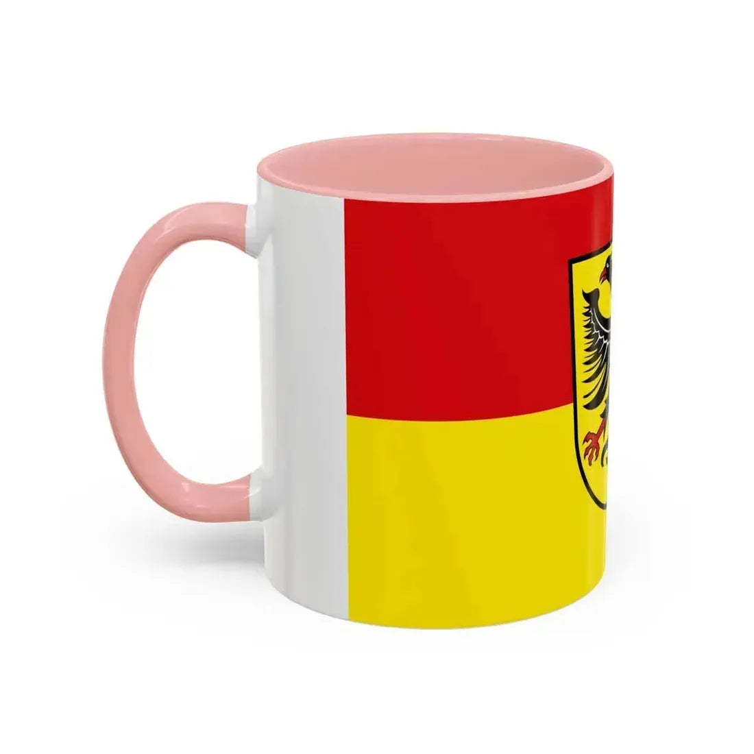 Flag of Biberach Germany - Accent Coffee Mug - Go Mug Yourself