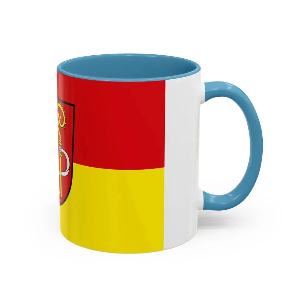 Flag of Biberach Germany - Accent Coffee Mug - Go Mug Yourself