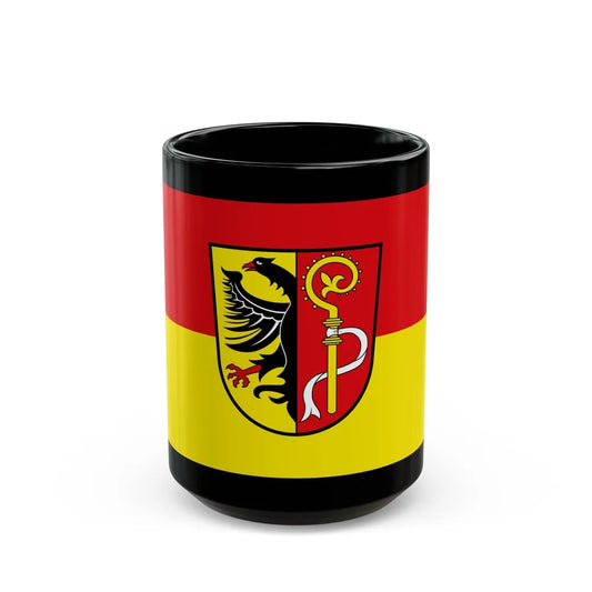 Flag of Biberach Germany - Black Coffee Mug-15oz-Go Mug Yourself