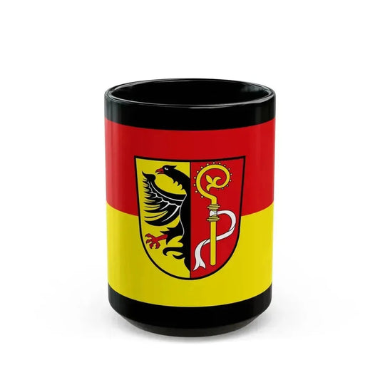 Flag of Biberach Germany - Black Coffee Mug 15oz - Go Mug Yourself