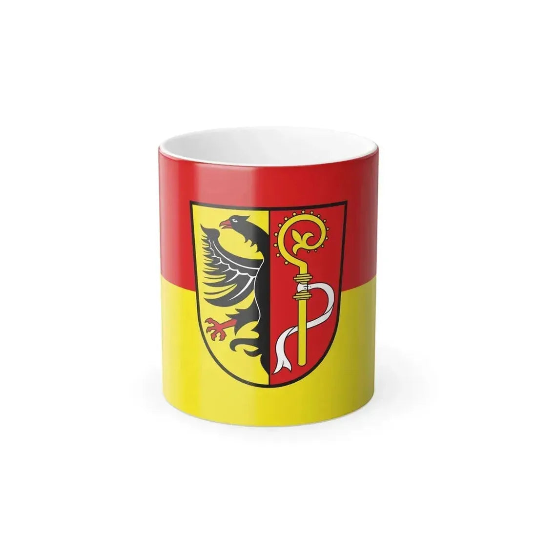Flag of Biberach Germany - Color Changing Coffee Mug 11oz - Go Mug Yourself