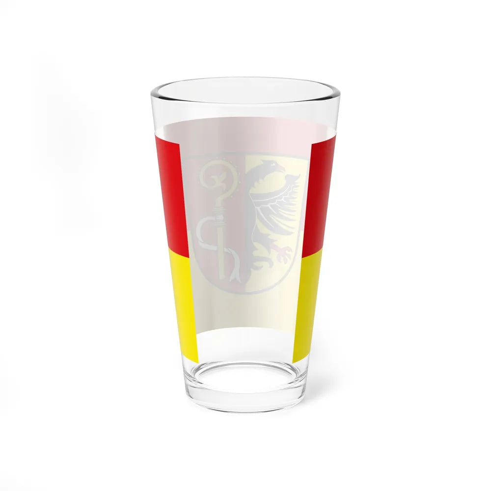 Flag of Biberach Germany - Pint Glass 16oz-Go Mug Yourself