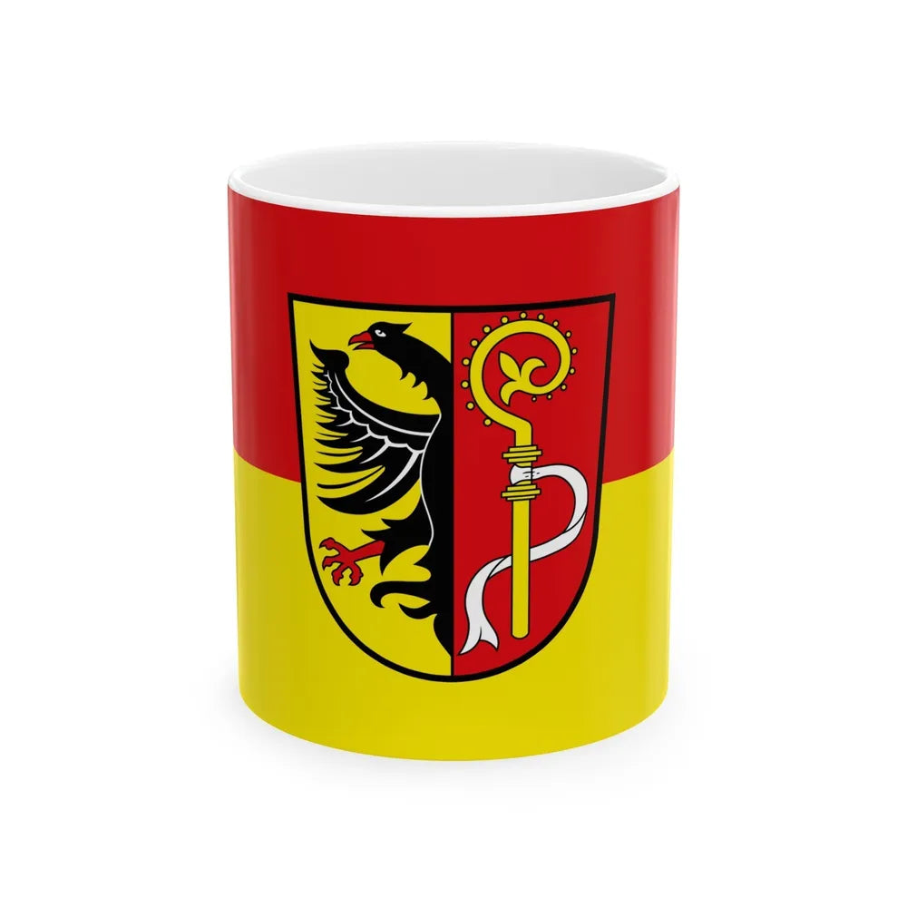 Flag of Biberach Germany - White Coffee Mug-11oz-Go Mug Yourself