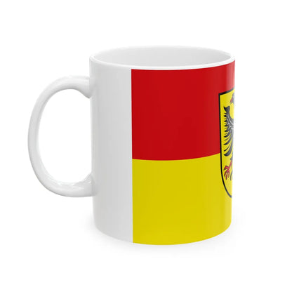 Flag of Biberach Germany - White Coffee Mug-Go Mug Yourself