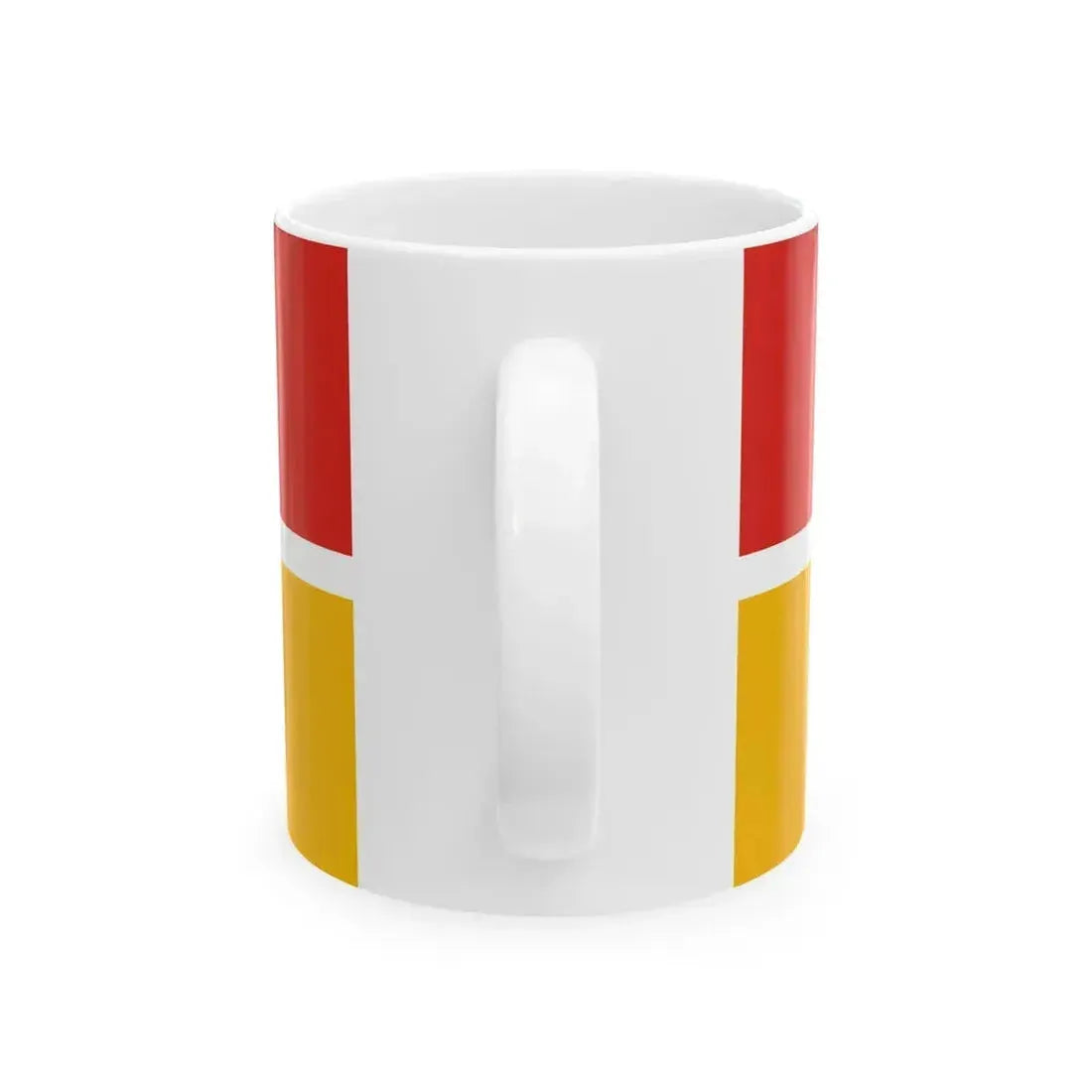Flag of Bicserd (Hungary) White Coffee Mug - Go Mug Yourself