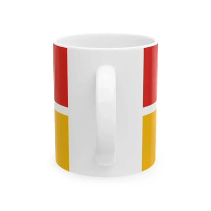 Flag of Bicserd (Hungary) White Coffee Mug - Go Mug Yourself