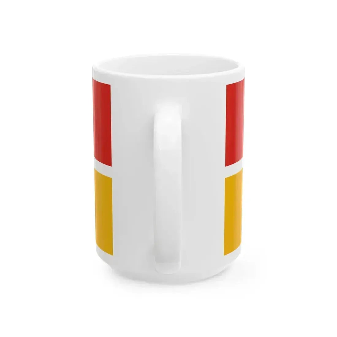 Flag of Bicserd (Hungary) White Coffee Mug - Go Mug Yourself