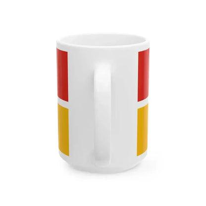 Flag of Bicserd (Hungary) White Coffee Mug - Go Mug Yourself