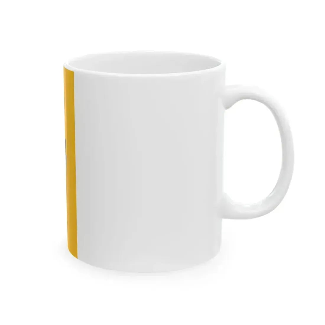 Flag of Bicserd vertical (Hungary) White Coffee Mug - Go Mug Yourself