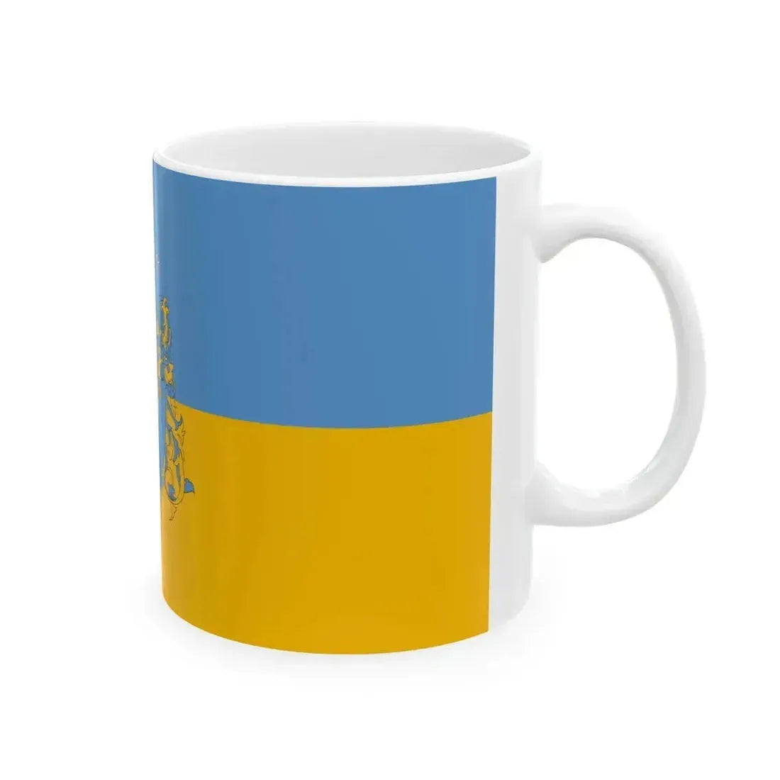 Flag of Bicske (Hungary) White Coffee Mug - Go Mug Yourself