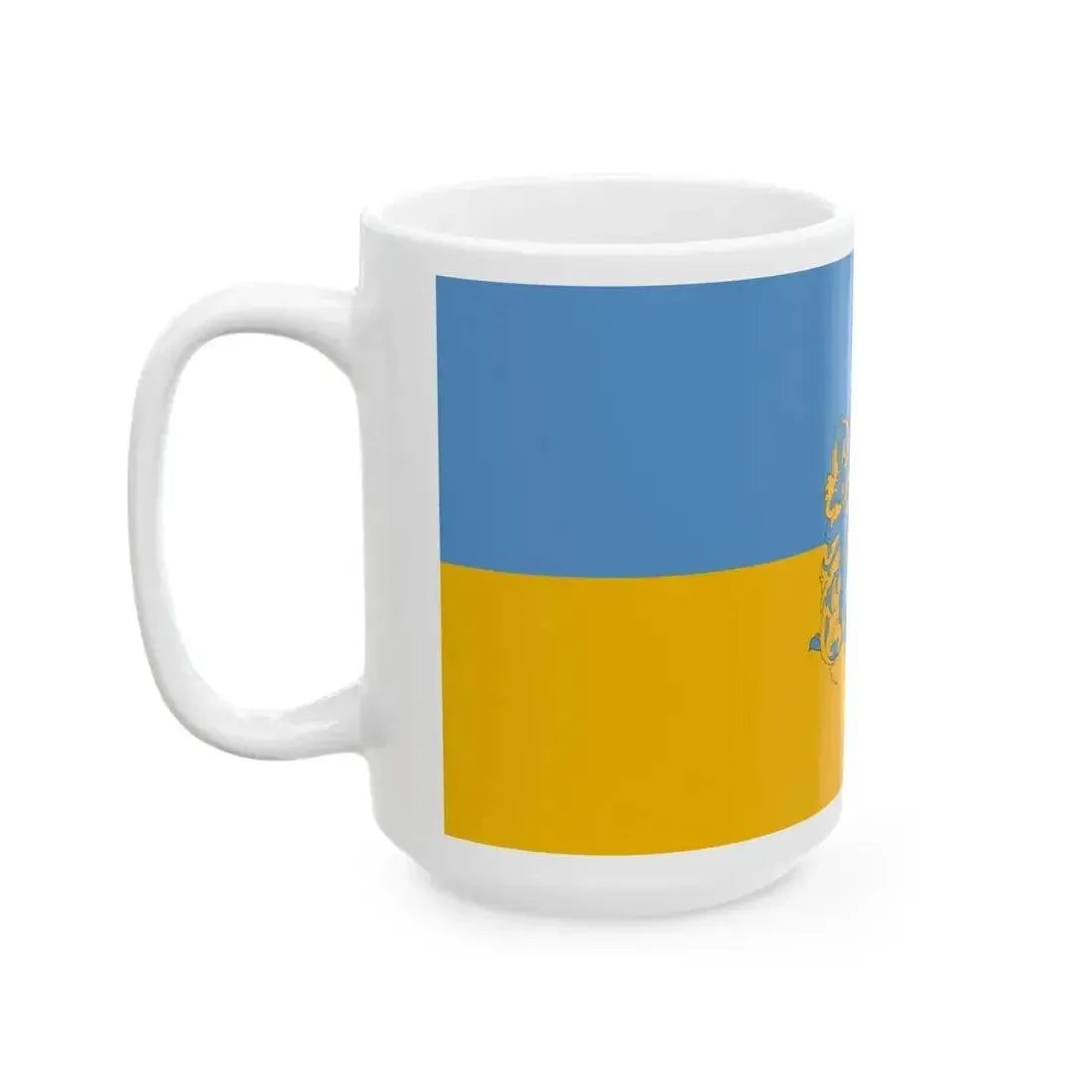 Flag of Bicske (Hungary) White Coffee Mug - Go Mug Yourself