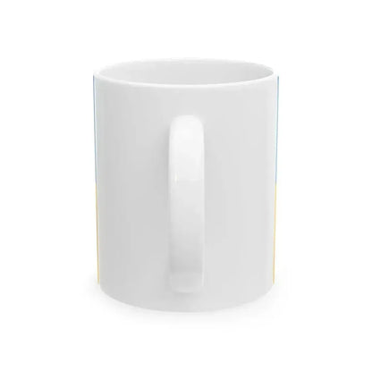 Flag of Bicske variant (Hungary) White Coffee Mug - Go Mug Yourself