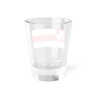Flag of Biełaruski Asoby Bataljon u skladzie vojska Letuvy (Belarus) (Coat of Arms) Shot Glass 1.5oz - Go Mug Yourself