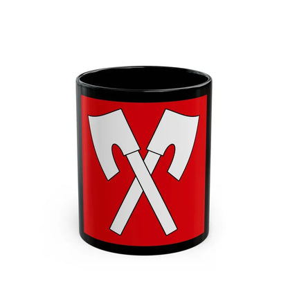 Flag of Biel Switzerland - Black Coffee Mug 11oz - Go Mug Yourself