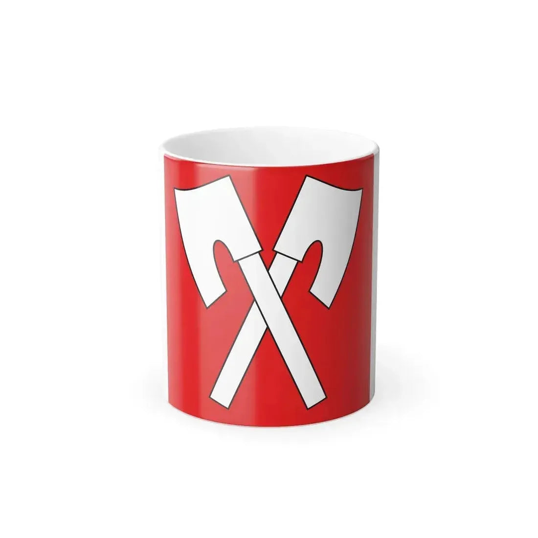 Flag of Biel Switzerland - Color Changing Coffee Mug 11oz - Go Mug Yourself