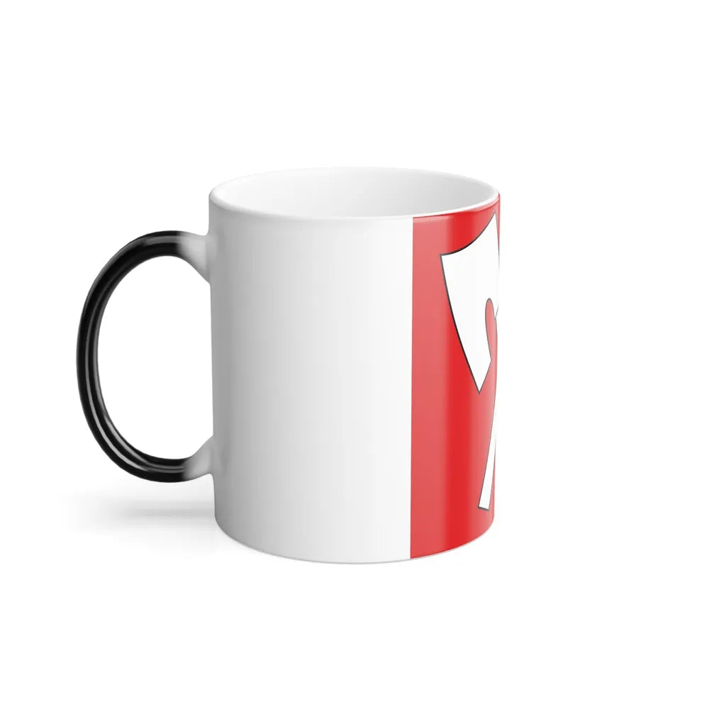 Flag of Biel Switzerland - Color Changing Coffee Mug-Go Mug Yourself