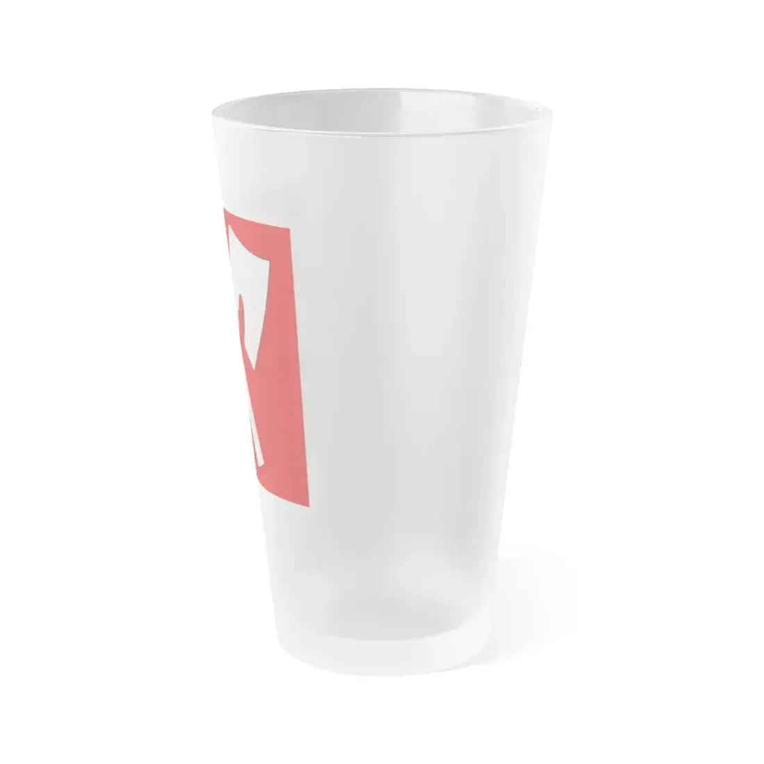 Flag of Biel Switzerland - Frosted Pint Glass 16oz - Go Mug Yourself