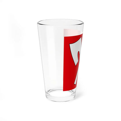 Flag of Biel Switzerland - Pint Glass 16oz-Go Mug Yourself