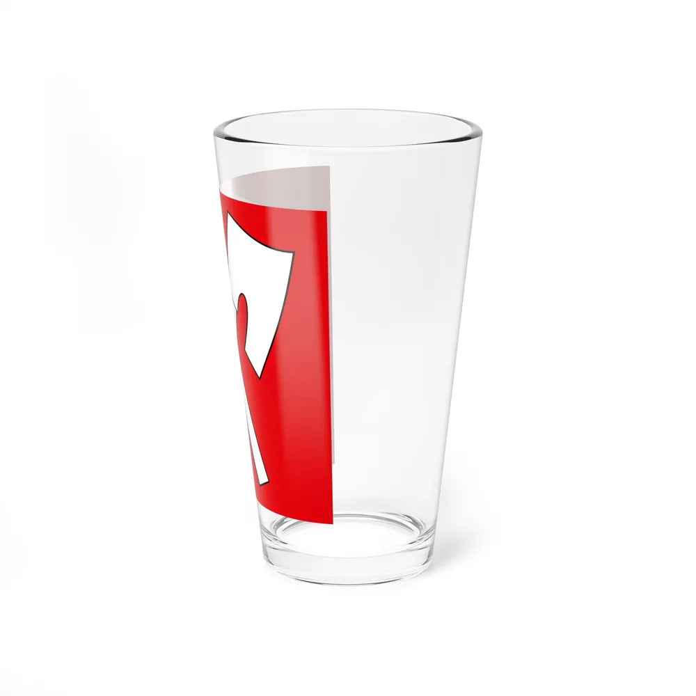 Flag of Biel Switzerland - Pint Glass 16oz-Go Mug Yourself