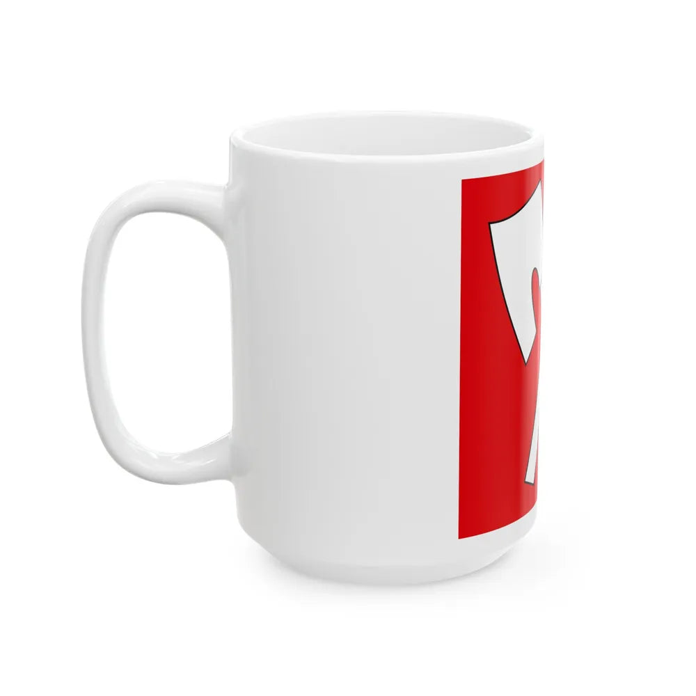 Flag of Biel Switzerland - White Coffee Mug-Go Mug Yourself