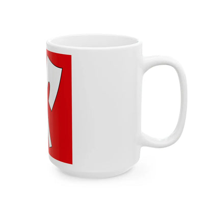 Flag of Biel Switzerland - White Coffee Mug-Go Mug Yourself