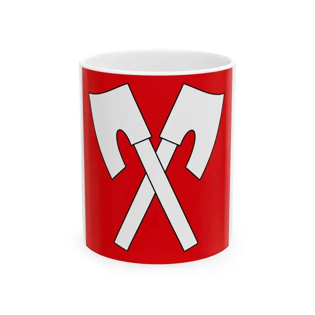 Flag of Biel Switzerland - White Coffee Mug - Go Mug Yourself