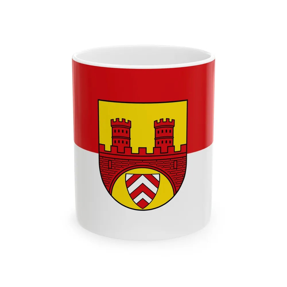 Flag of Bielefeld Germany - White Coffee Mug-11oz-Go Mug Yourself