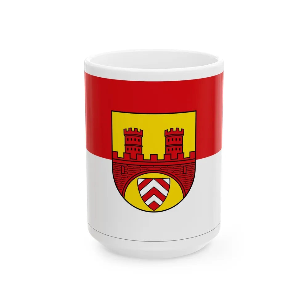 Flag of Bielefeld Germany - White Coffee Mug-15oz-Go Mug Yourself