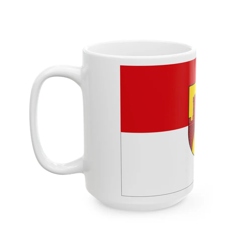 Flag of Bielefeld Germany - White Coffee Mug-Go Mug Yourself