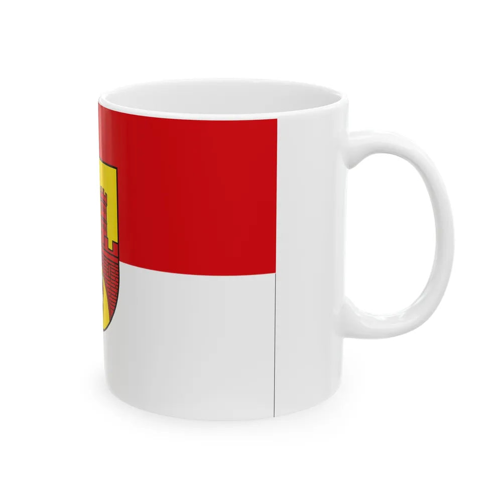 Flag of Bielefeld Germany - White Coffee Mug-Go Mug Yourself