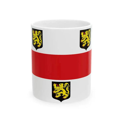 Flag of Bierbeek (Belgium) White Coffee Mug 11oz - Go Mug Yourself