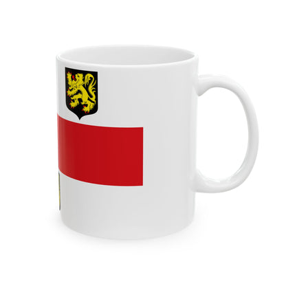 Flag of Bierbeek (Belgium) White Coffee Mug-Go Mug Yourself
